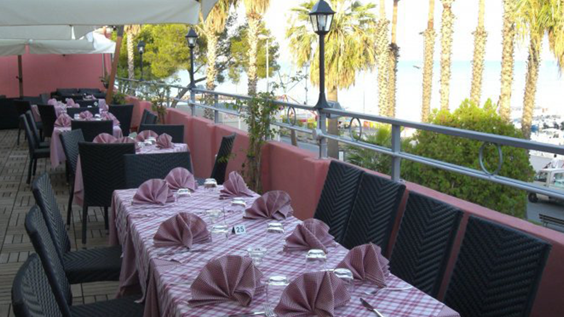 terrazza del ristorante Vela Bianca